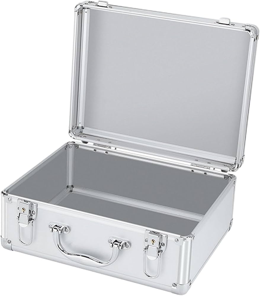 アルミ製ジュエリーケース ８仕切り アルミ製ジュエリーケース 8仕切り